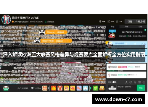深入解读欧洲五大联赛风格差异与观赛要点全面解析全方位实用指南